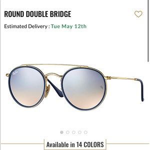 Round Double Bridged Ray Bans